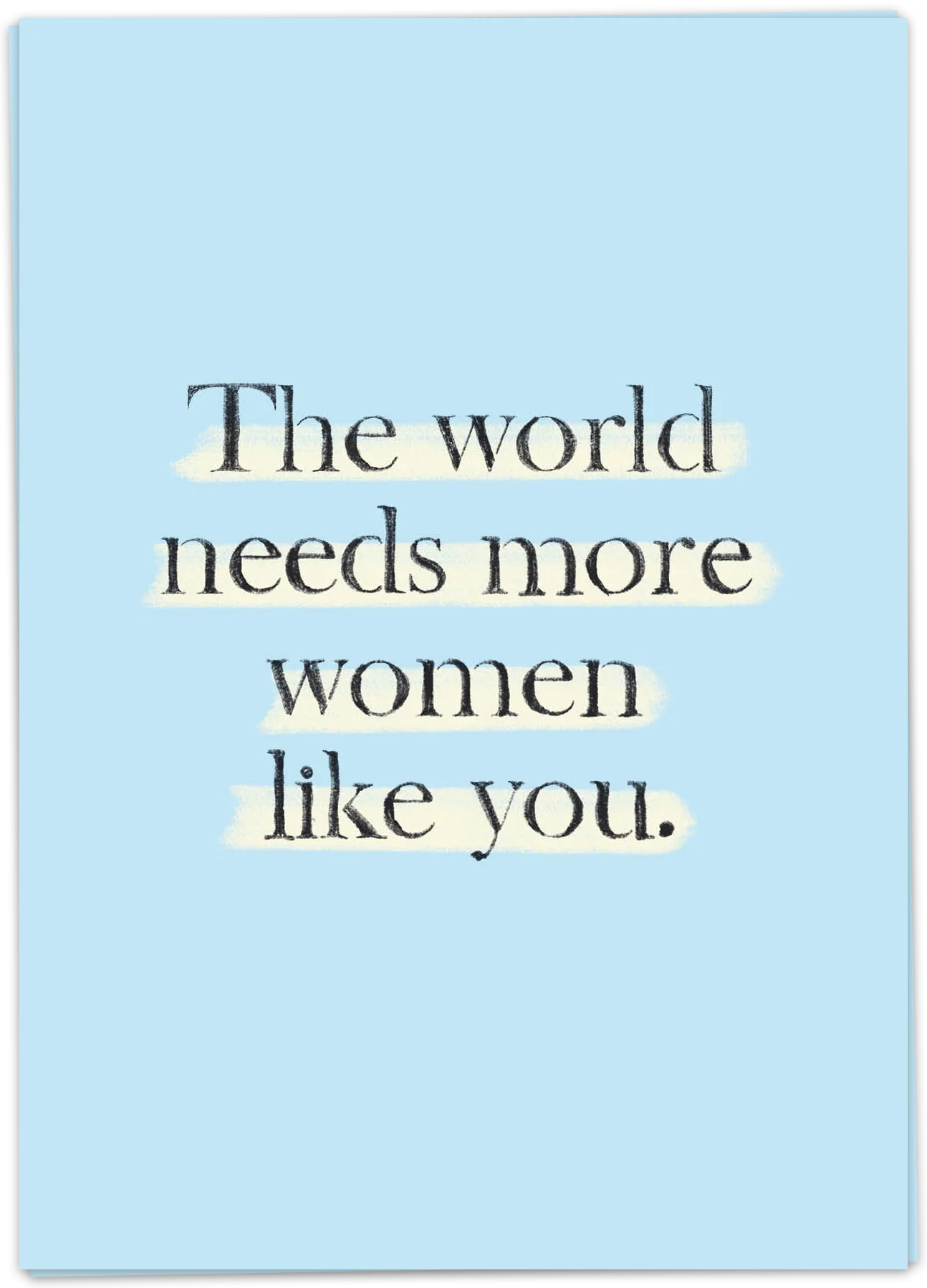 Kaart Blanche Women like you