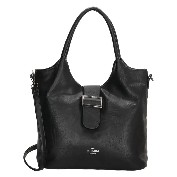 Charm london high street shopper - zwart