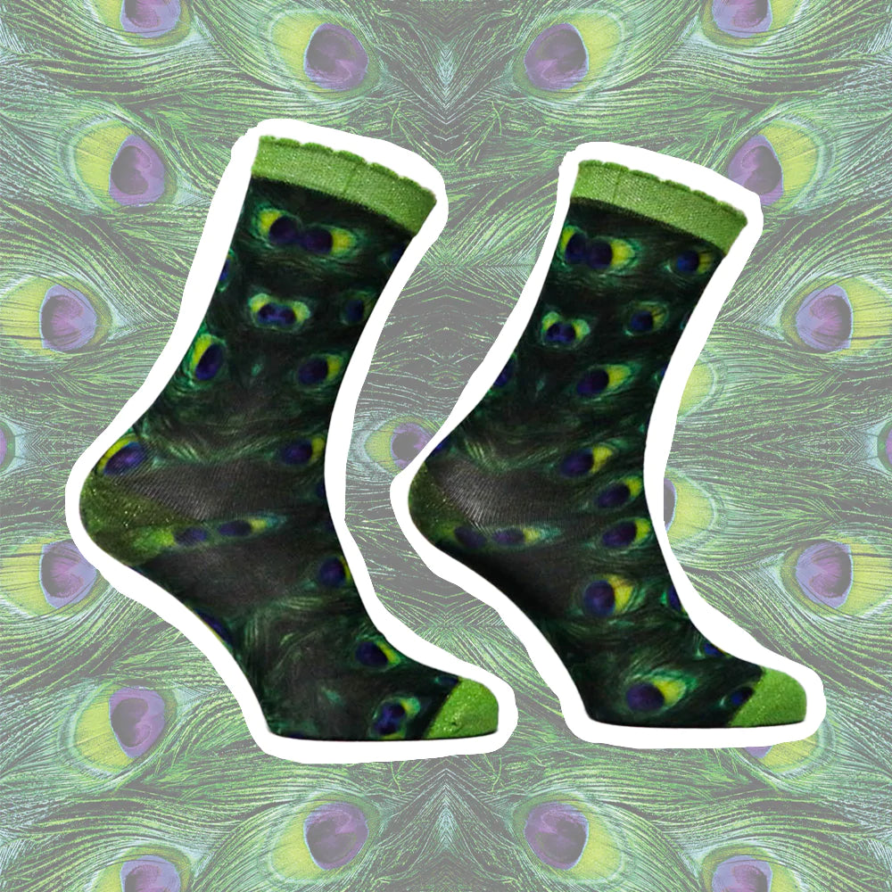 Sokken Sock my feet - sock my green peacock - Amazing wardrobe