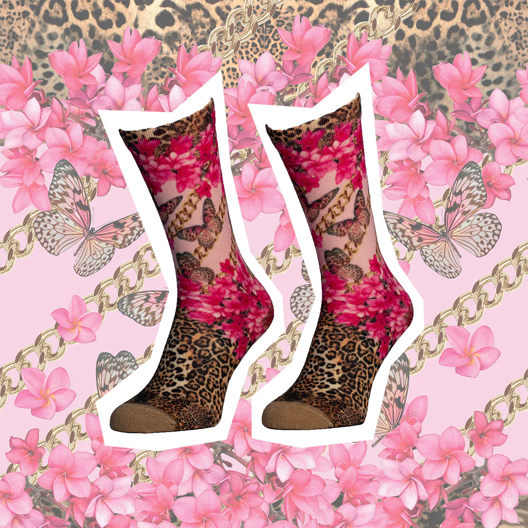 Sock my feet sokken - Sock my plumeria - Amazing wardrobe