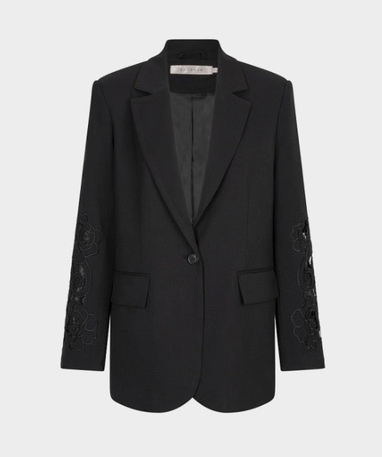 Esqualo Blazer oversized embroidered slvs