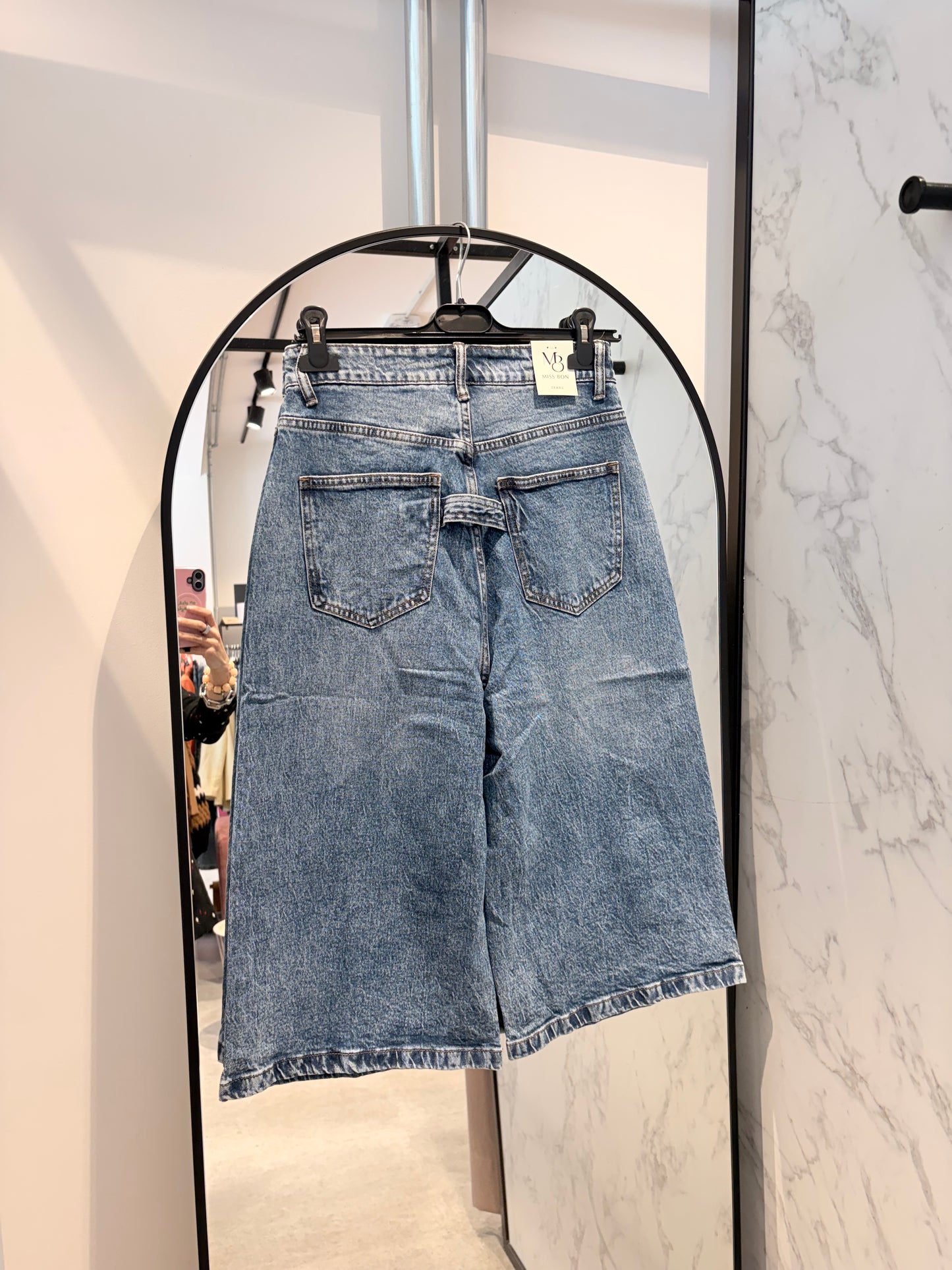 Bermuda Jeans Miss bon glitter