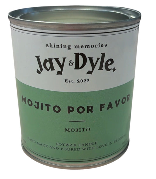 Jay & Dyle geurkaars Mojito por favor