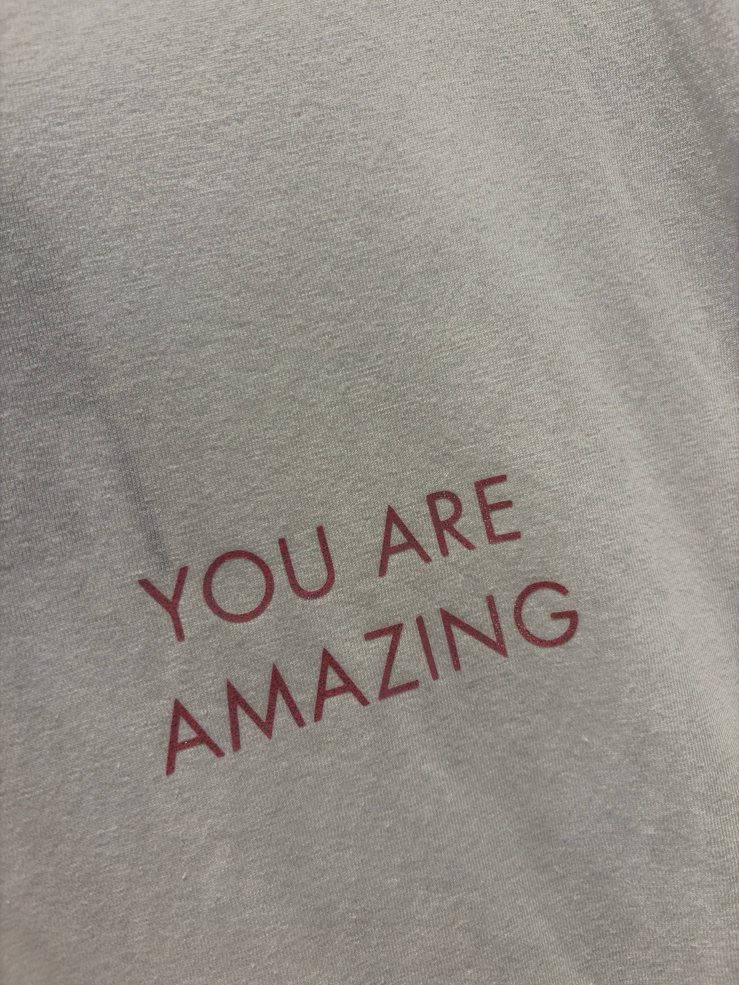 T-shirt you are Amazing ! Pink glitter