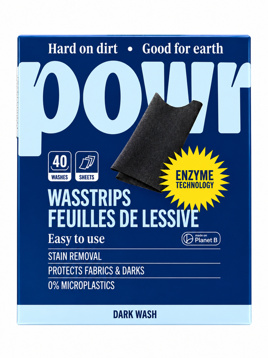 Powr wasstrips zwarte was