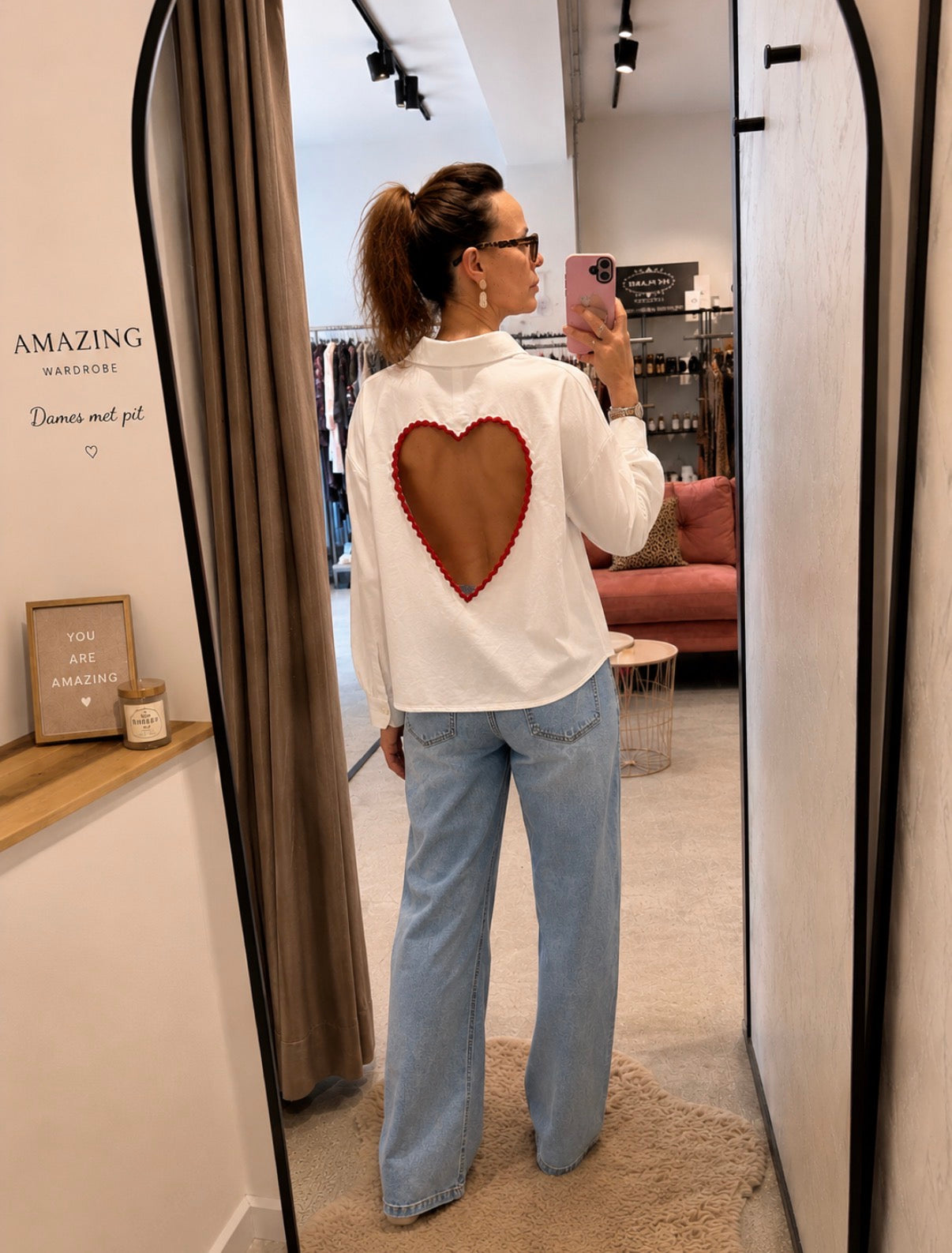 Blouse Musy Muse — Wit Klassiek