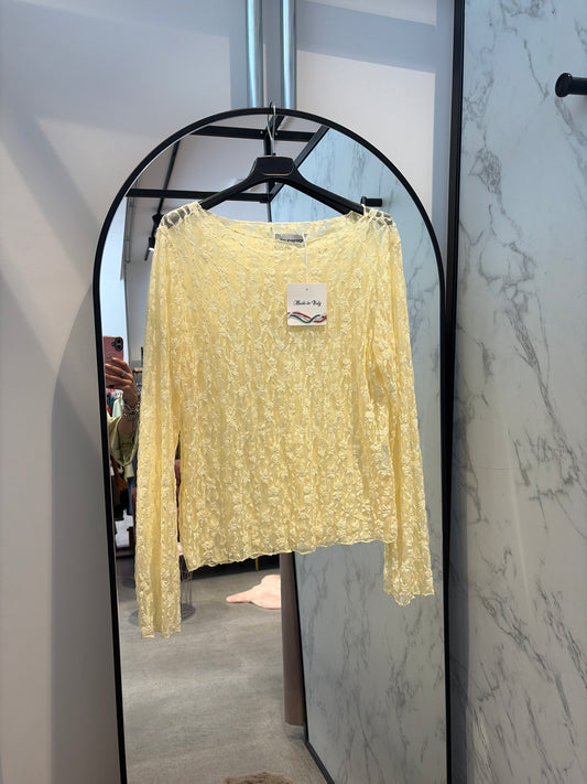 gele kanten top Youpassion