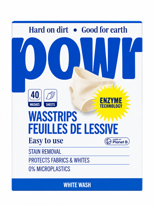 Powr wasstrips witte was