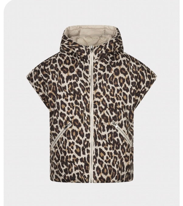 Poncho leopard reversible Esqualo