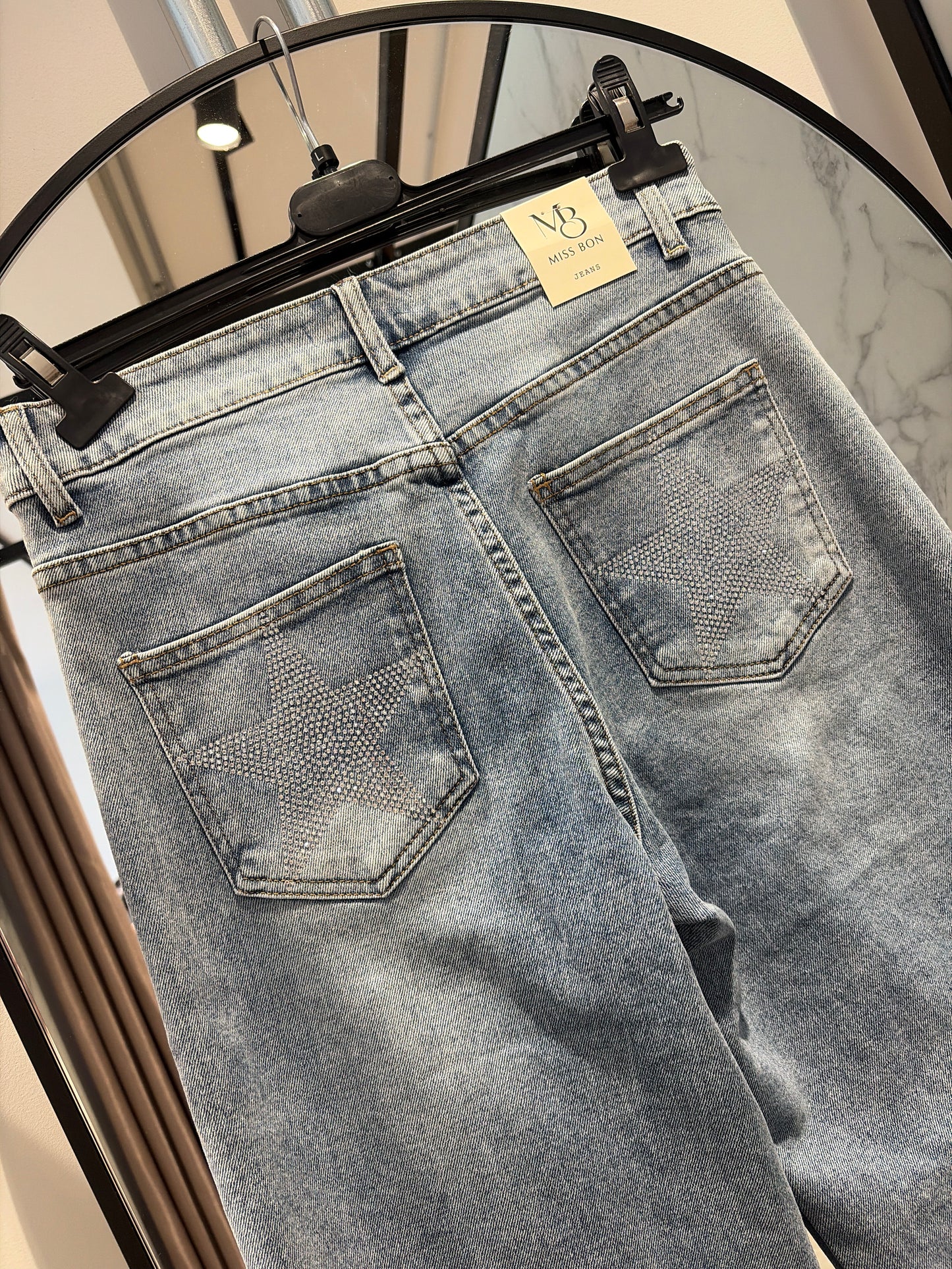 Balloonpants jeans Miss Bon glitters