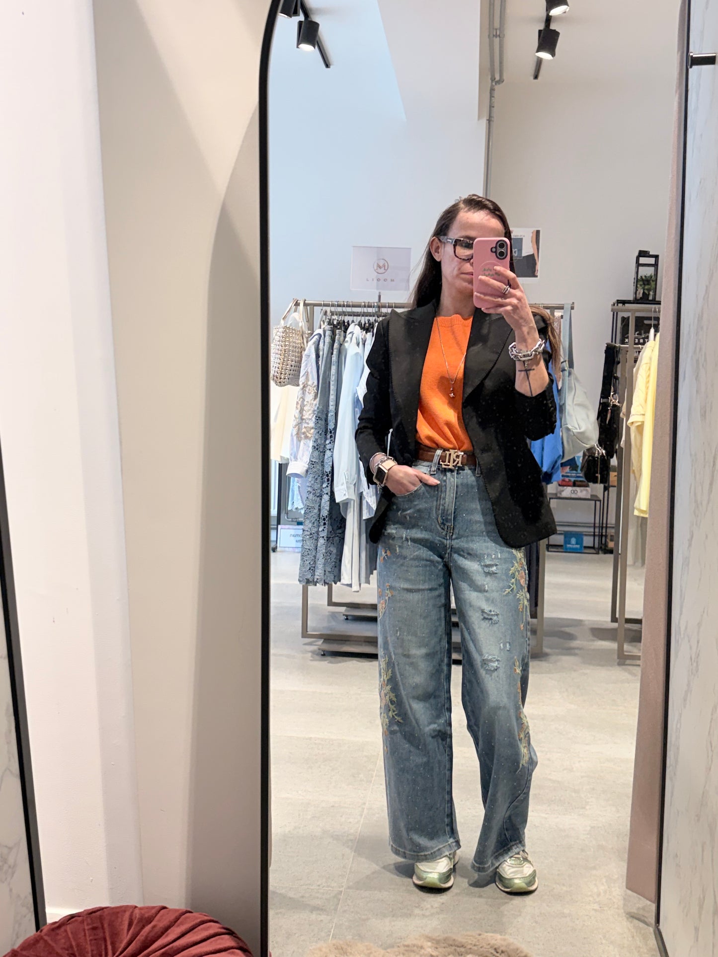Jeans Just woman Flowers
