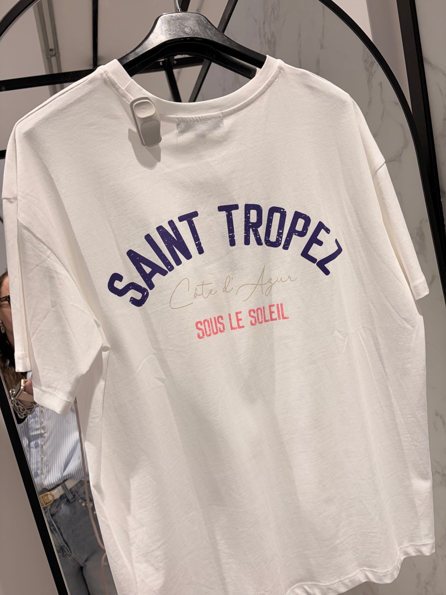 T-shirt Gimme - Saint Tropez Wit