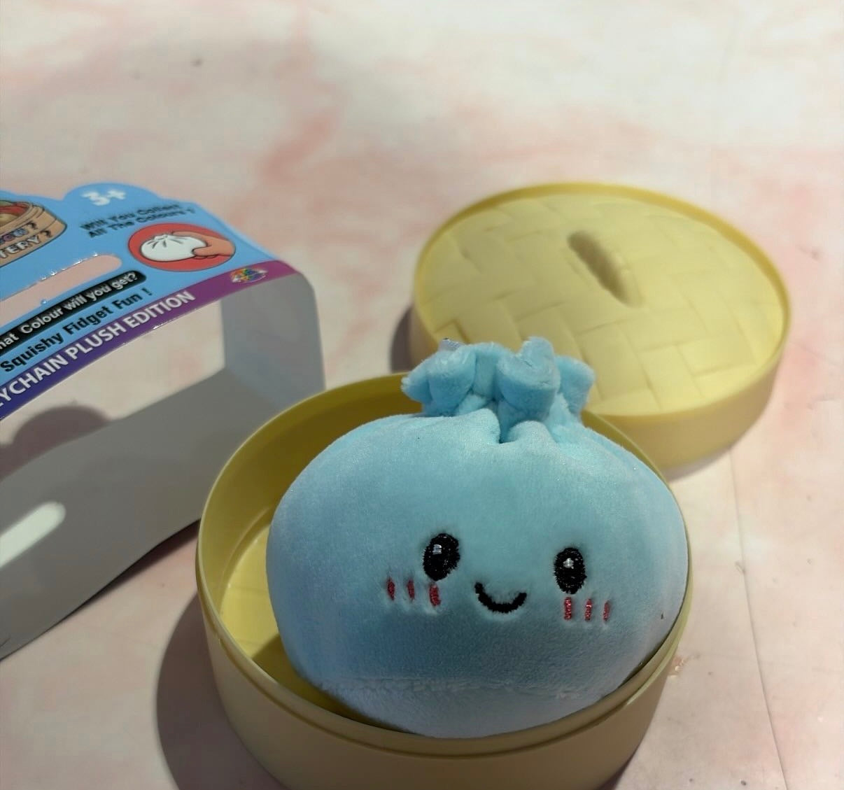 Squishy Dumpling Pluche – Keychain Edition