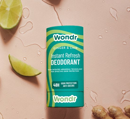 Instant refresh deodorant WONDR - Ginger & Lime
