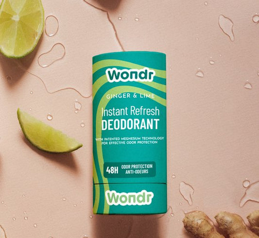 Instant refresh deodorant WONDR - Ginger & Lime