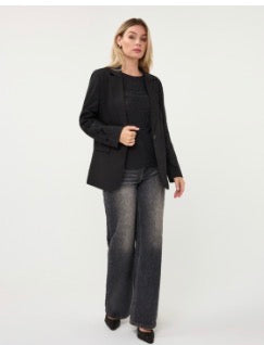 Esqualo Blazer oversized embroidered slvs