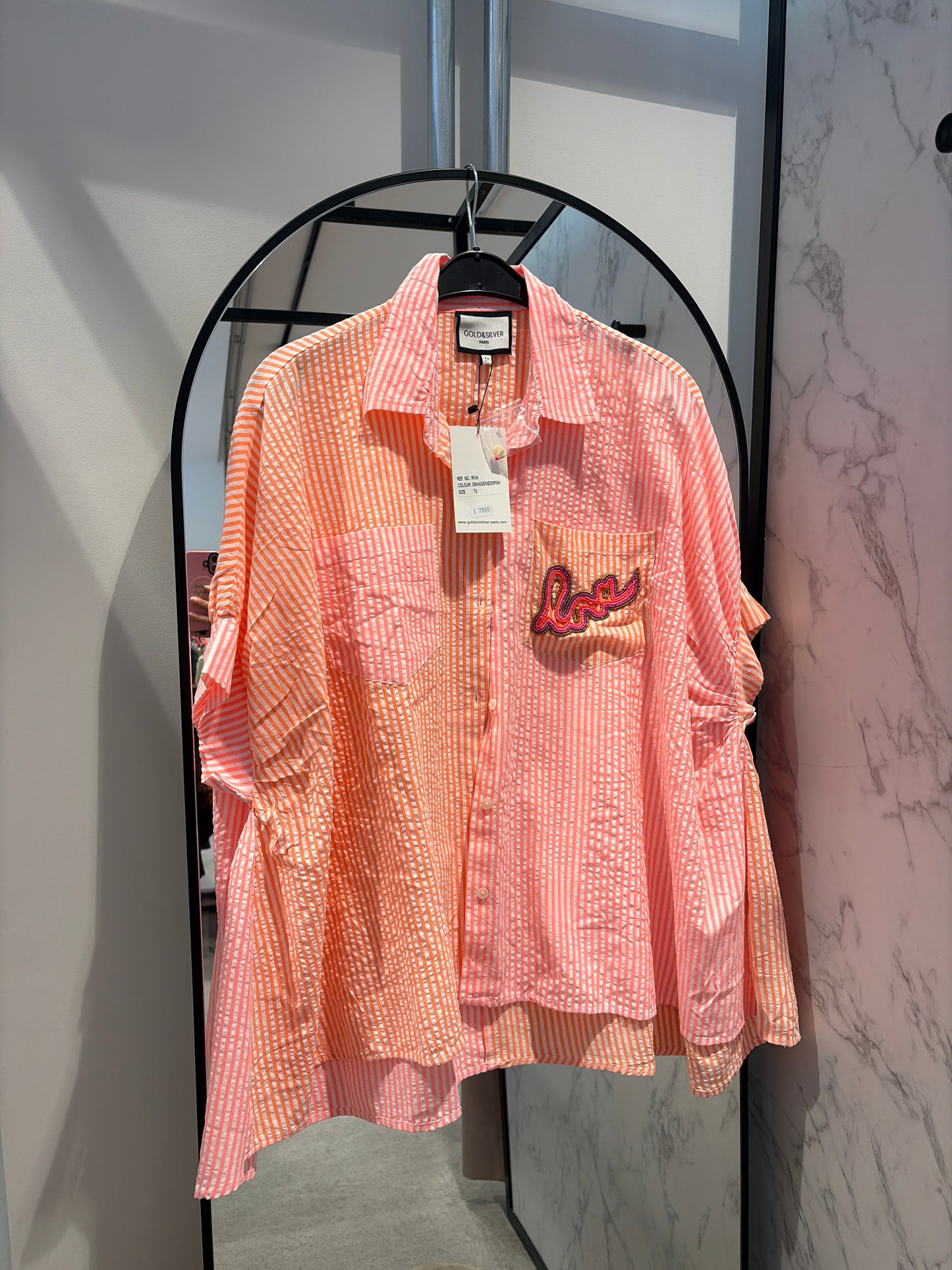 Blouse Gold & Silver