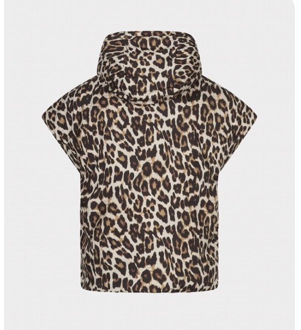 Poncho leopard reversible Esqualo