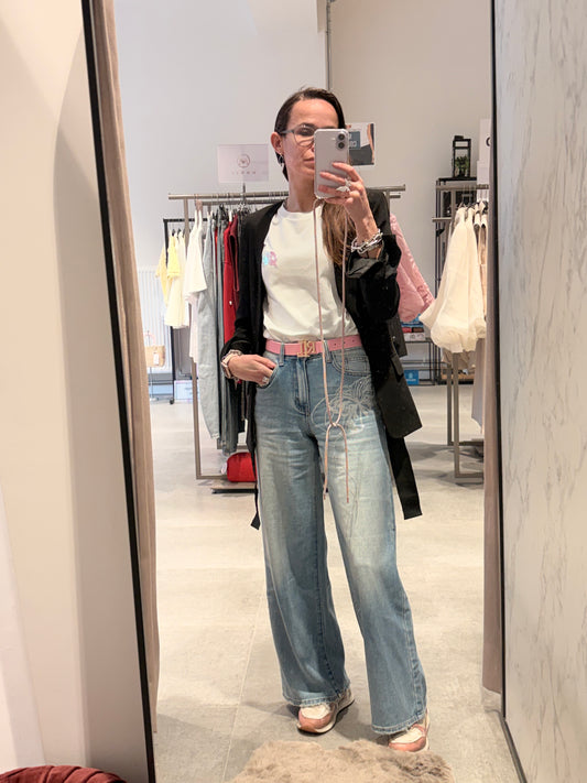 Jeans Miss bon vlinder