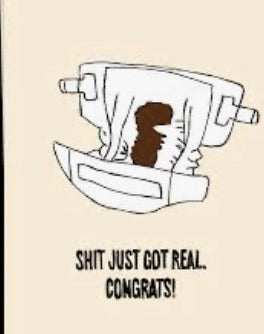 Kaart blanche - shit just got real congrats!