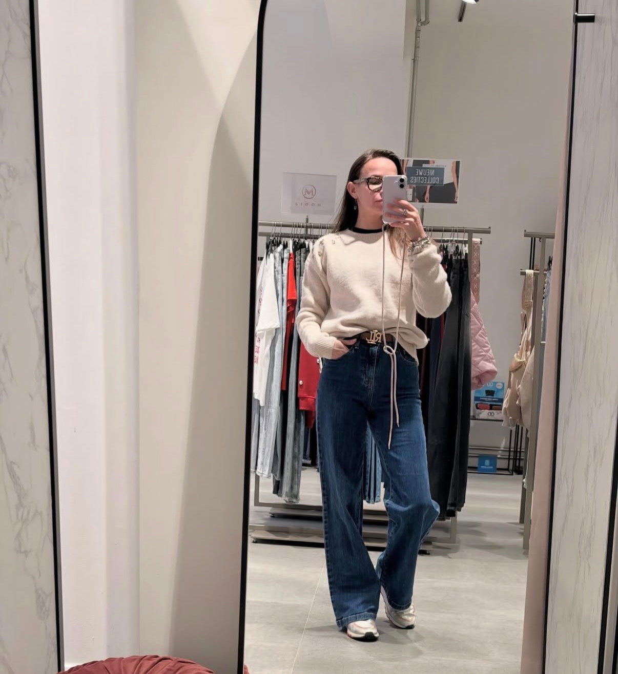 Oraije Paris - full lenght-high waist wide leg jeans