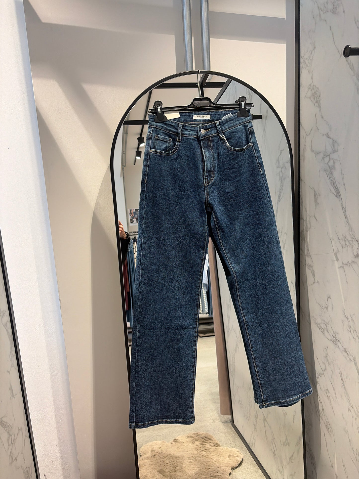 Jeans Miss Bon — Donkerblauw Straight Leg