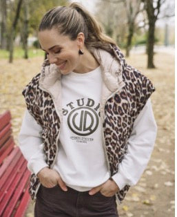 Poncho leopard reversible Esqualo