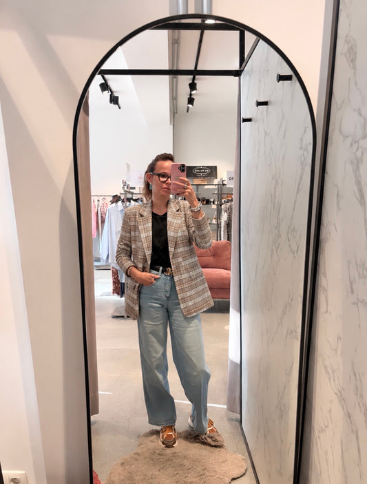 Oversized blazer - beige