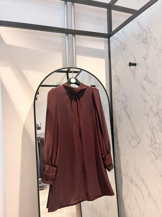 Just woman kleedje Burgundy