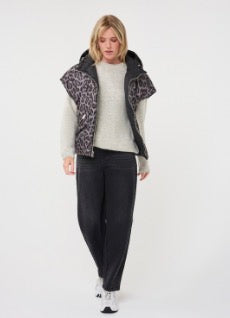 Poncho leopard reversible Esqualo