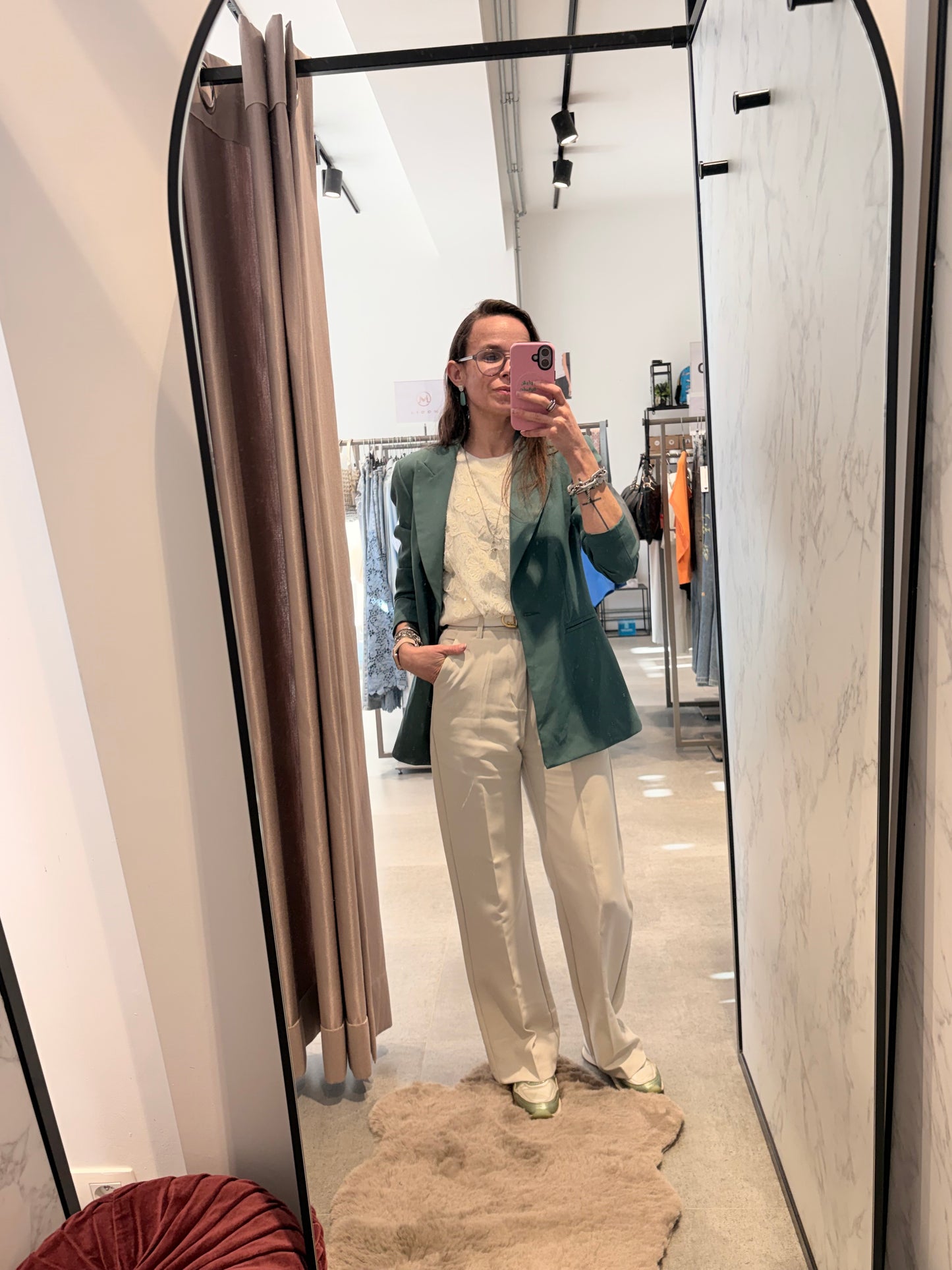geklede broek Foly Rose