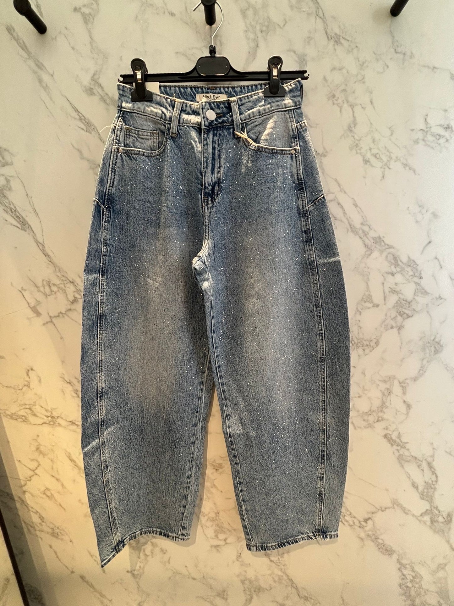 Balloonpants Jeans Miss Bon — Glitter Confetti
