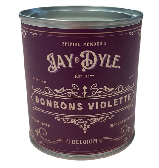 Jay & Dyle geurkaars Bonbons Violette