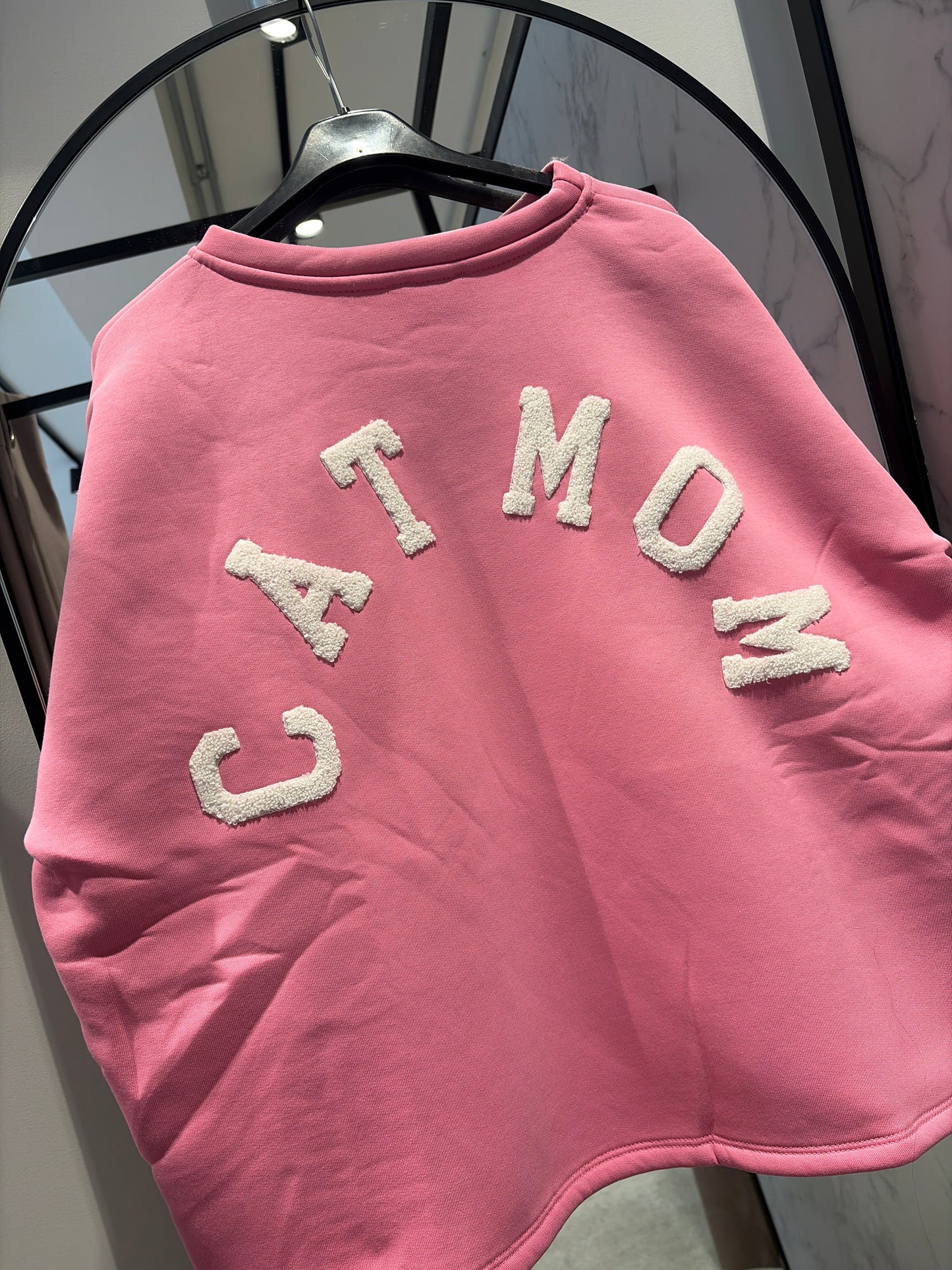 CATMOM Oversized Sweatshirt roze