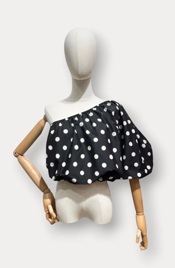 Polly - Blouse l'Essentiel met pofmouw