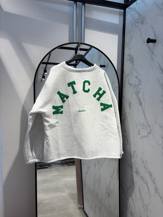 MATCHA latte Oversized Sweatshirt