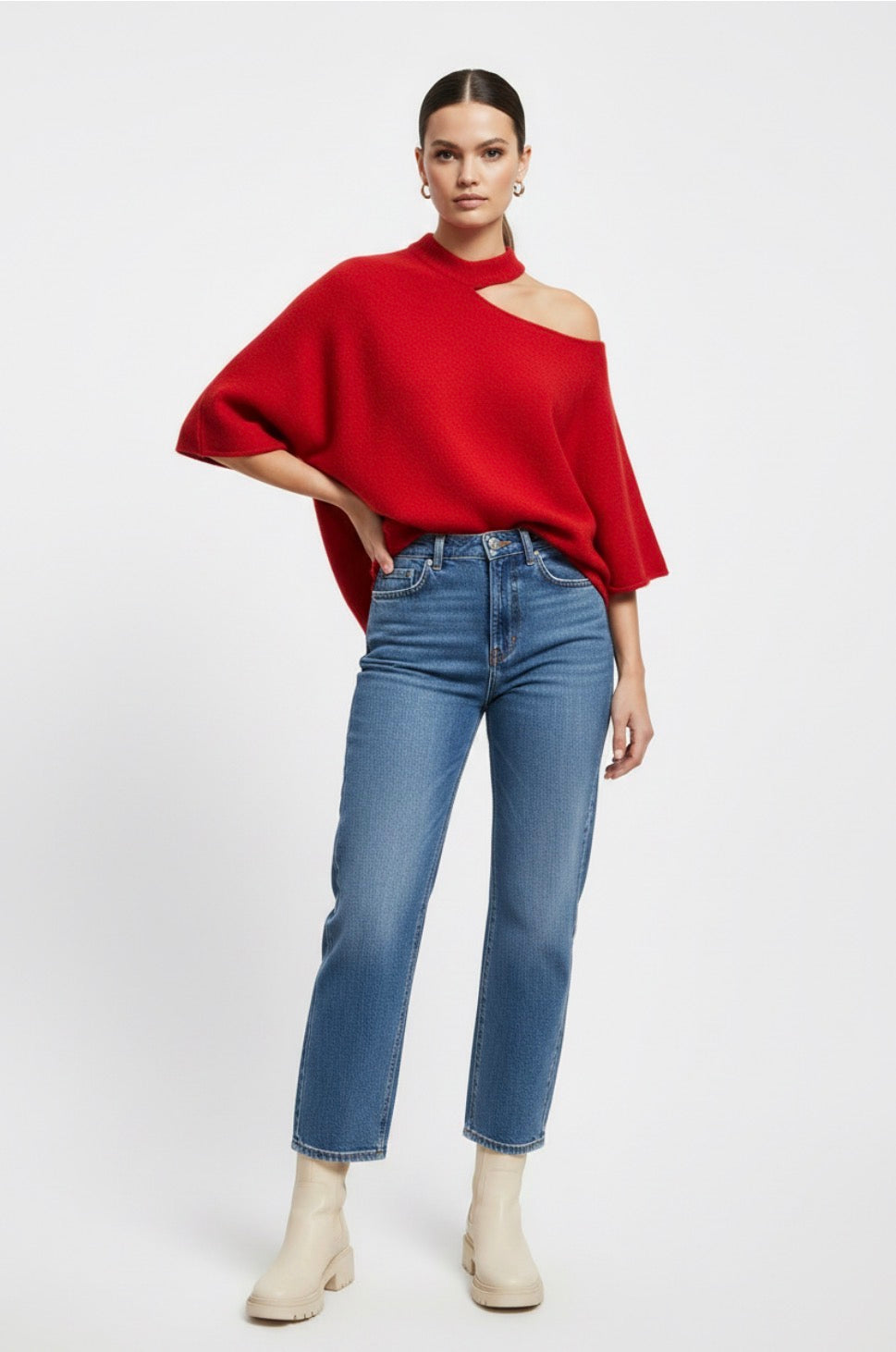 L'Essentiel Oversized Knit — Open Schouder
