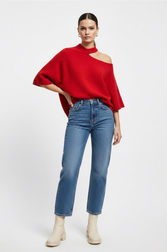 L'Essentiel Oversized Knit – Rood