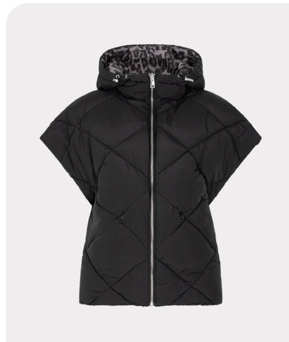 Poncho leopard reversible Esqualo