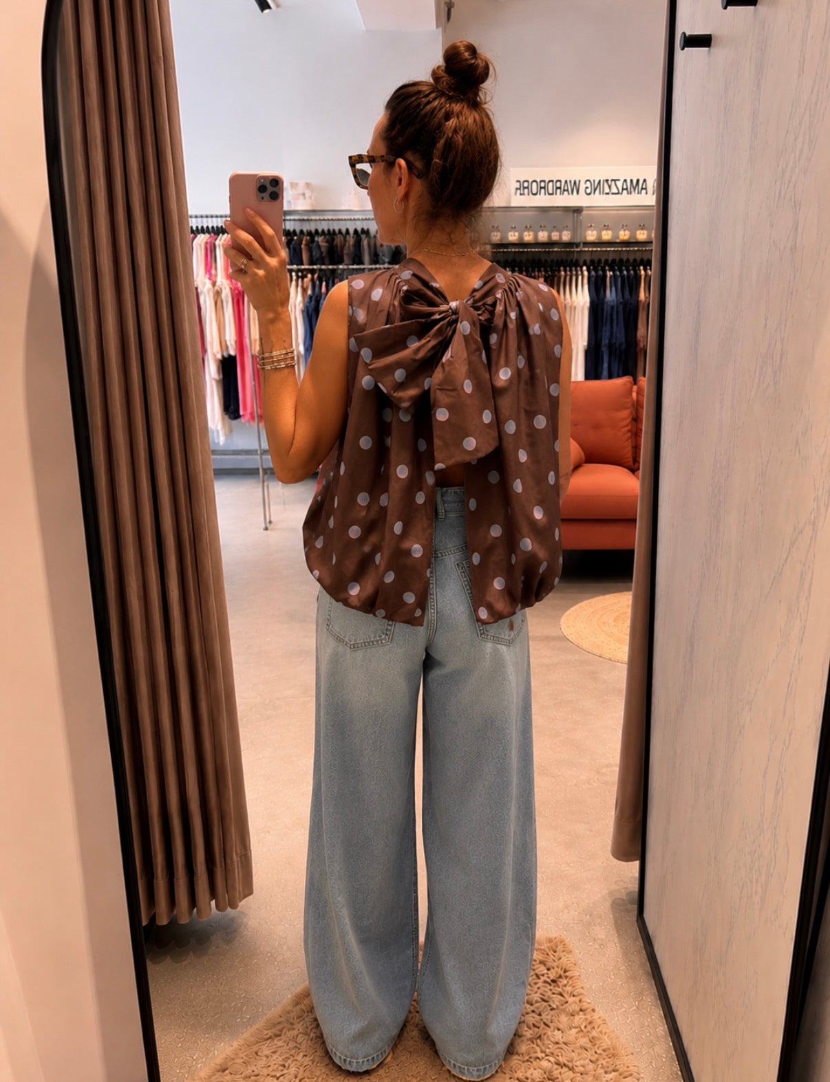 Fanny- Blouse l'Essentiel met open rug