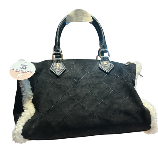 handtas met teddy afwerking
