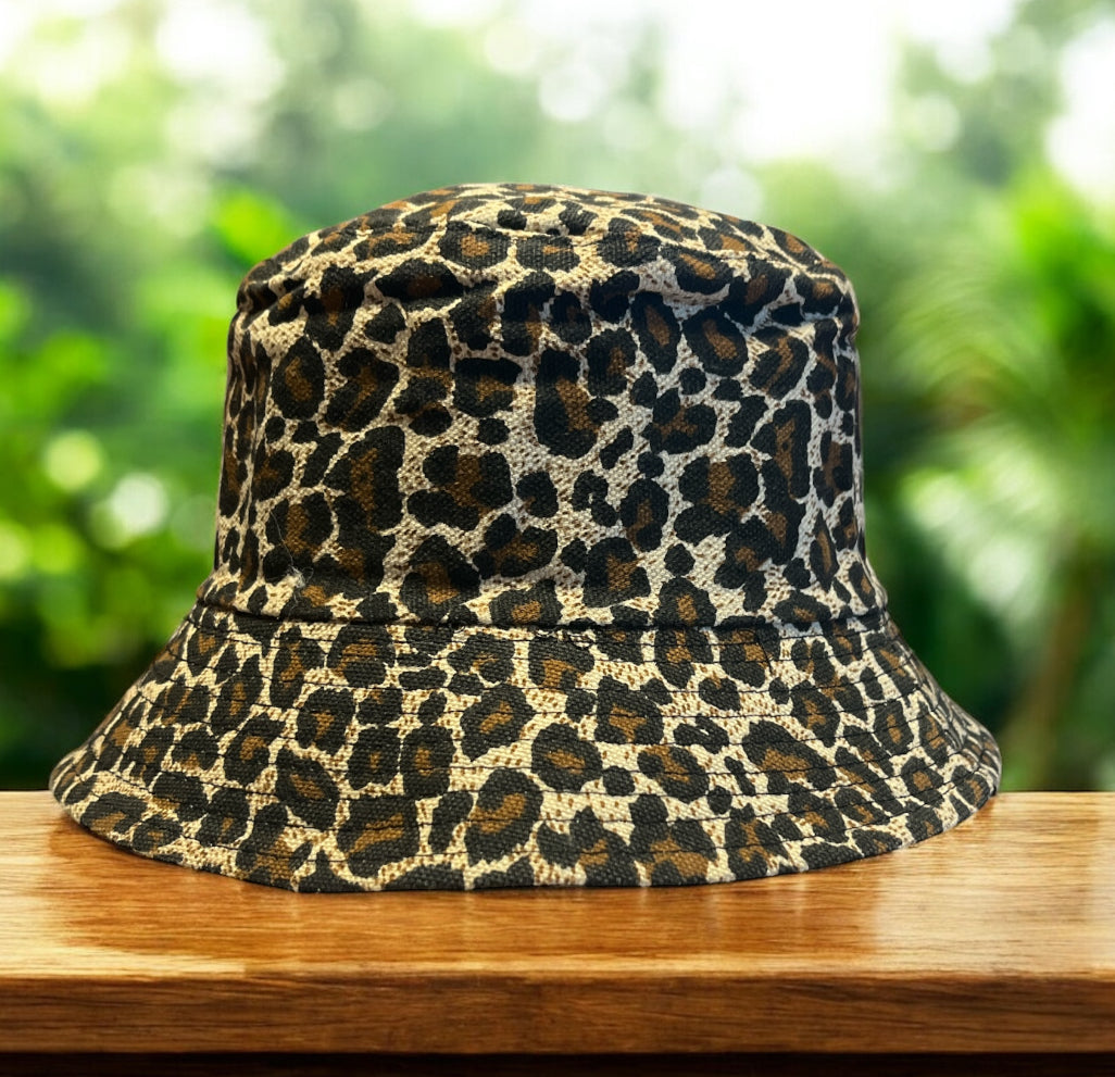 bucket hat leopard