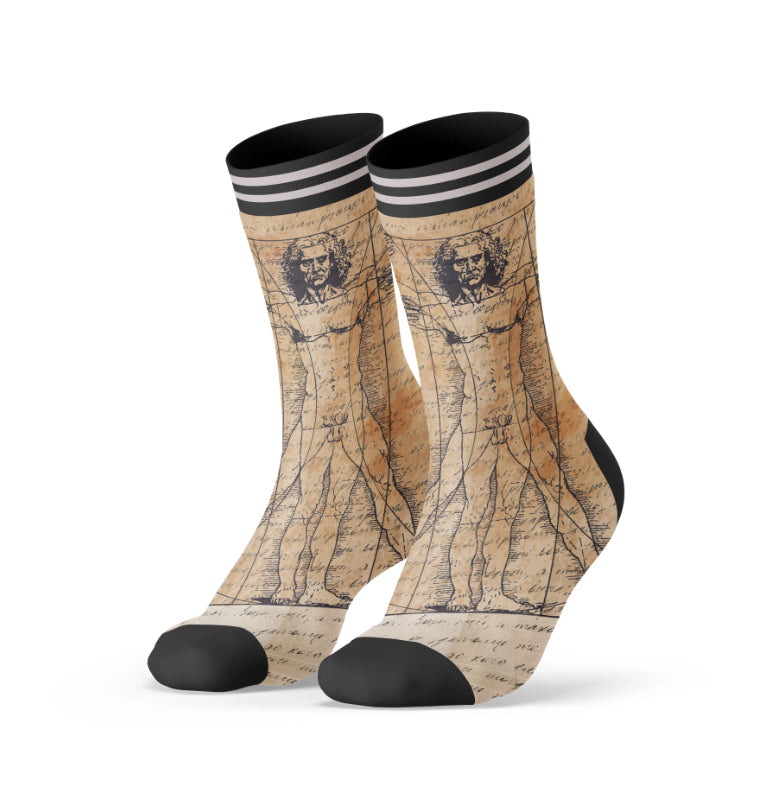 3-pack Sock My Da Vinci Vitruviusman