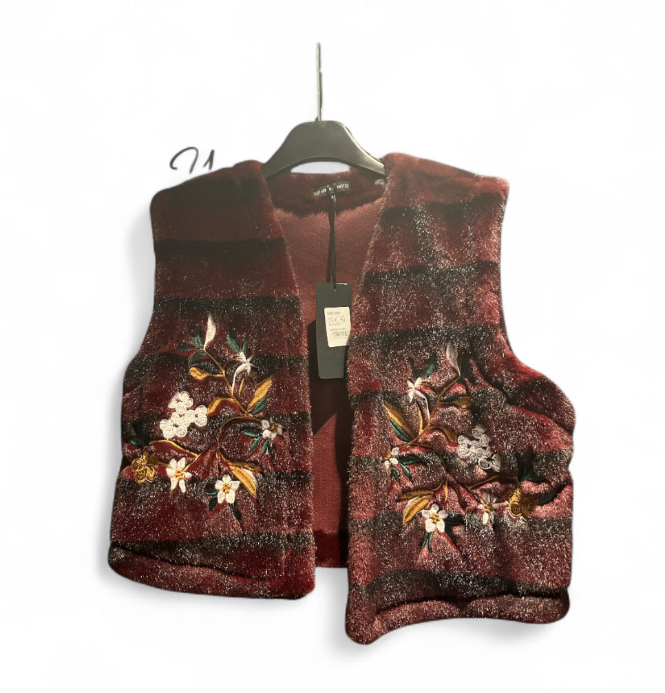 bordeaux bodywarmer Just Woman