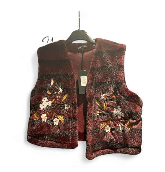 bordeaux bodywarmer Just Woman