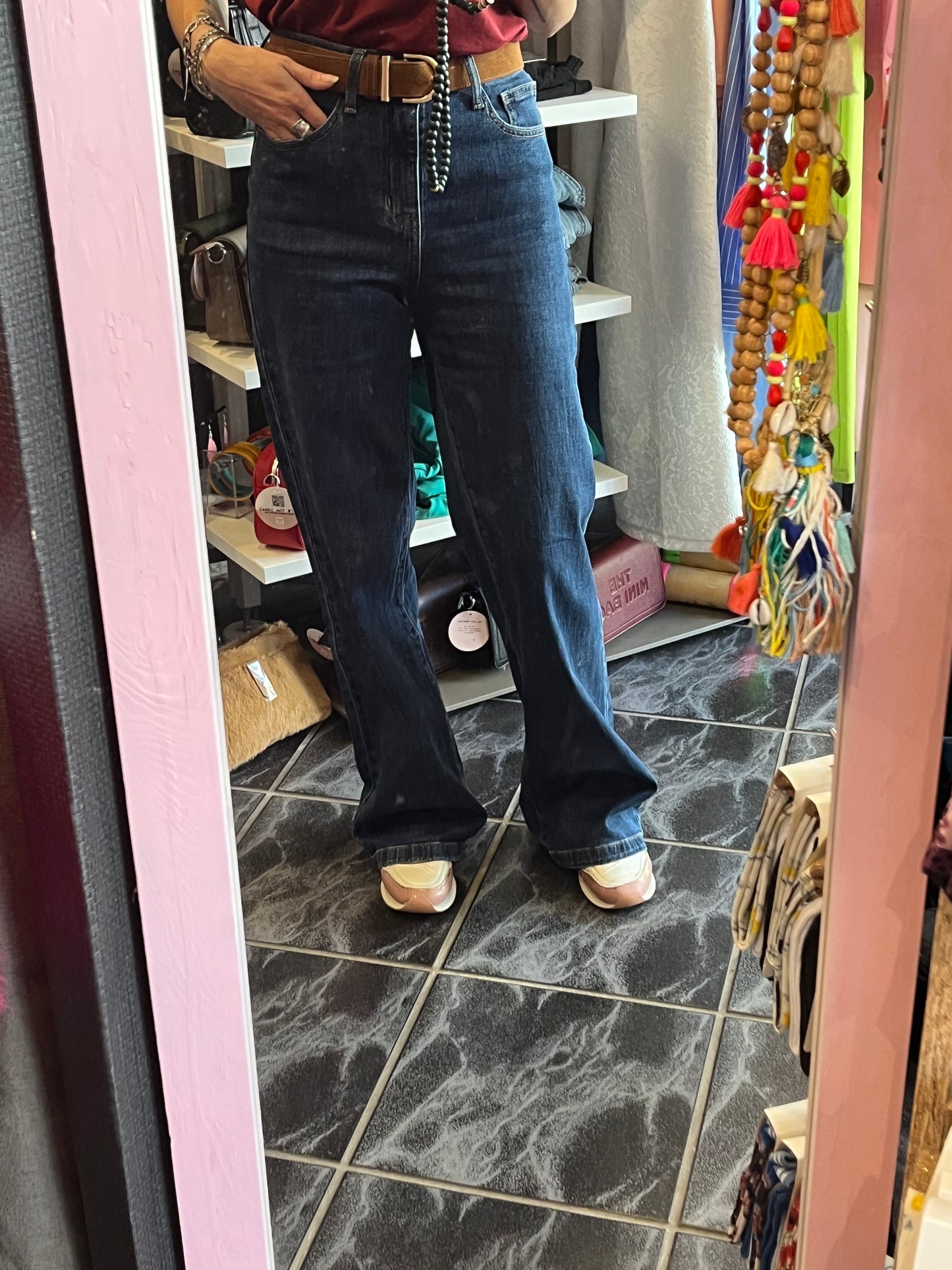 Oraije Paris - full lenght-high waist wide leg jeans