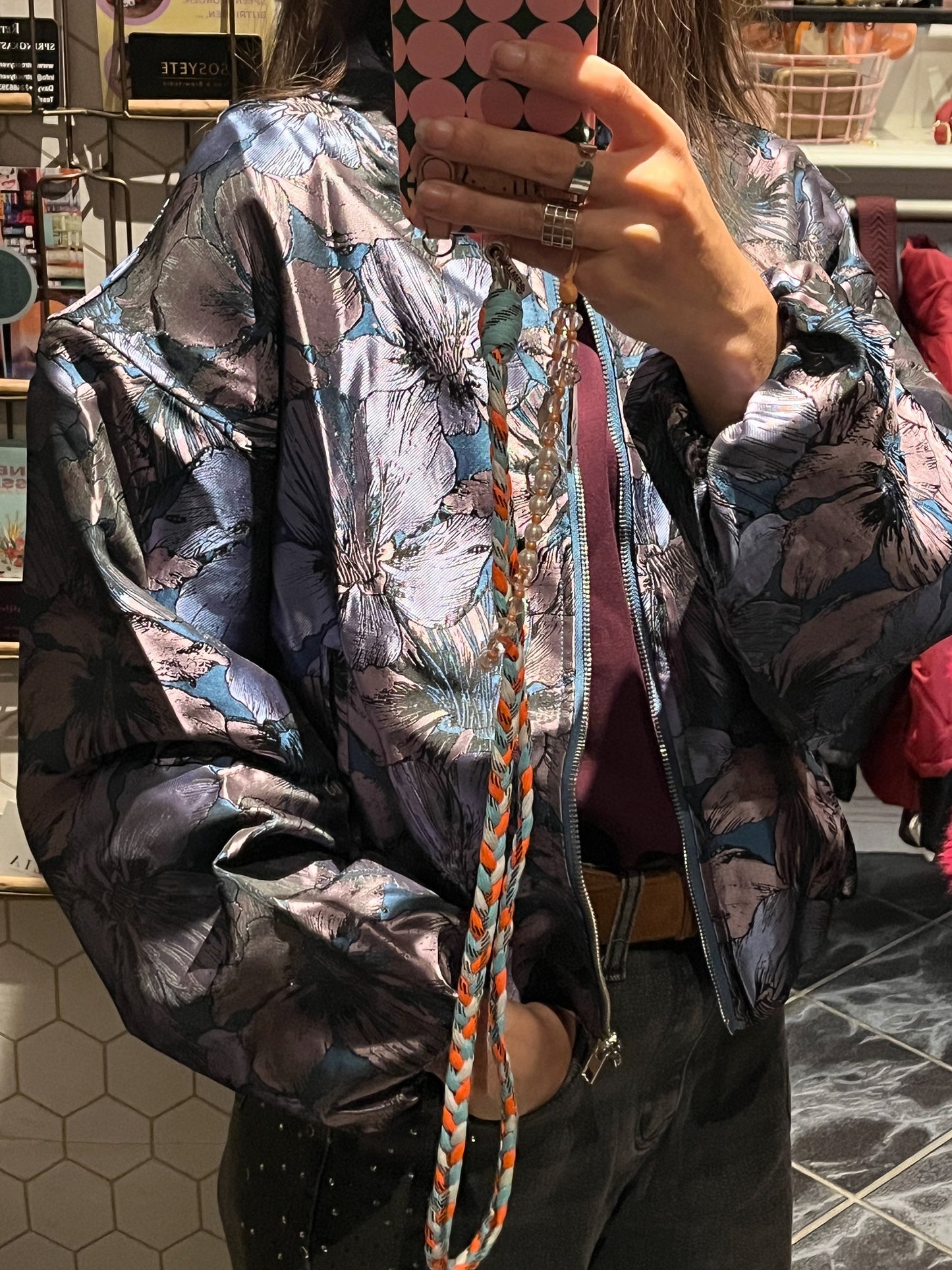 Jacquard Jacket Flower Gimme