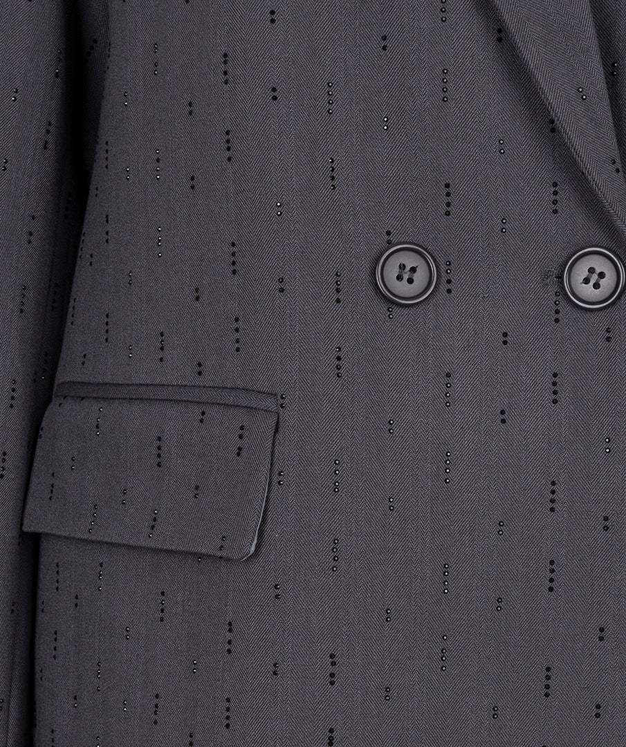 Esqualo blazer rhinestones