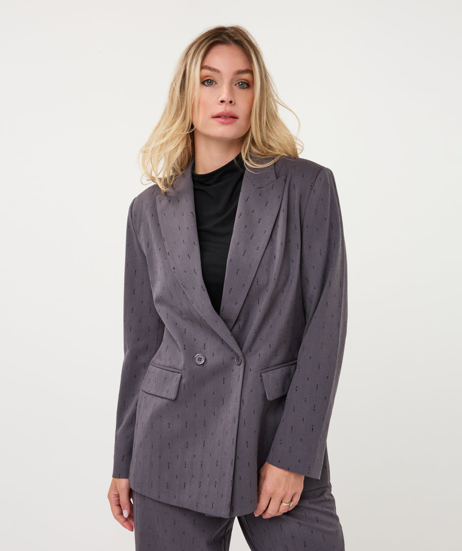 Esqualo blazer rhinestones