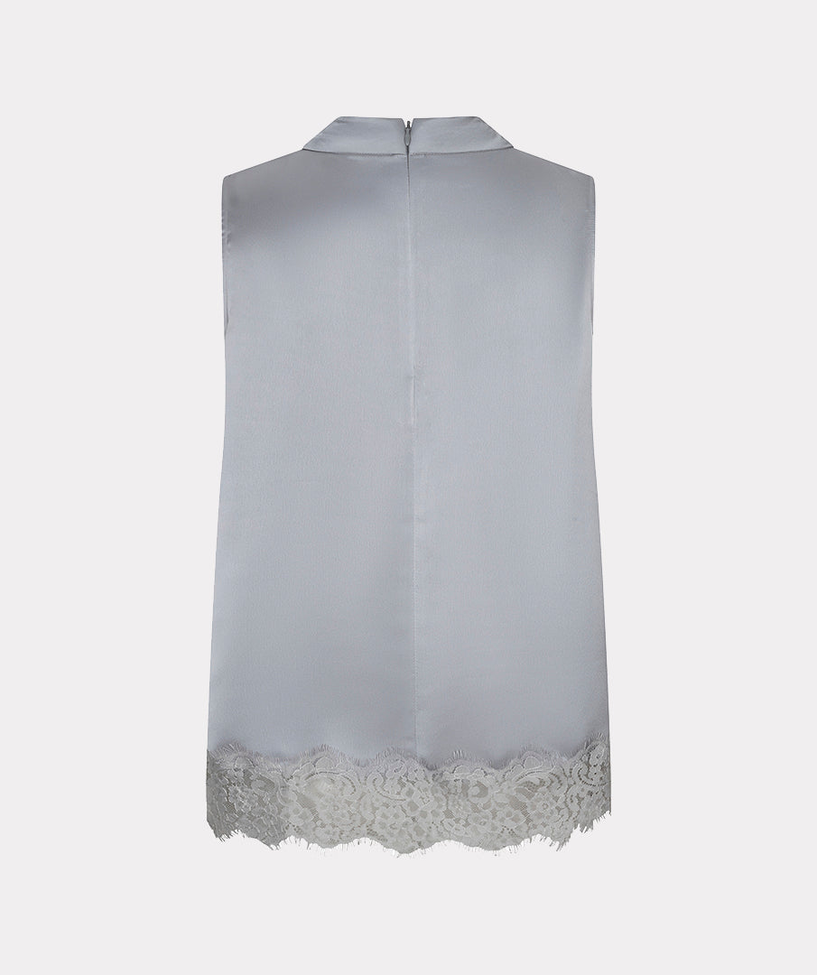 Esqualo top satin lace